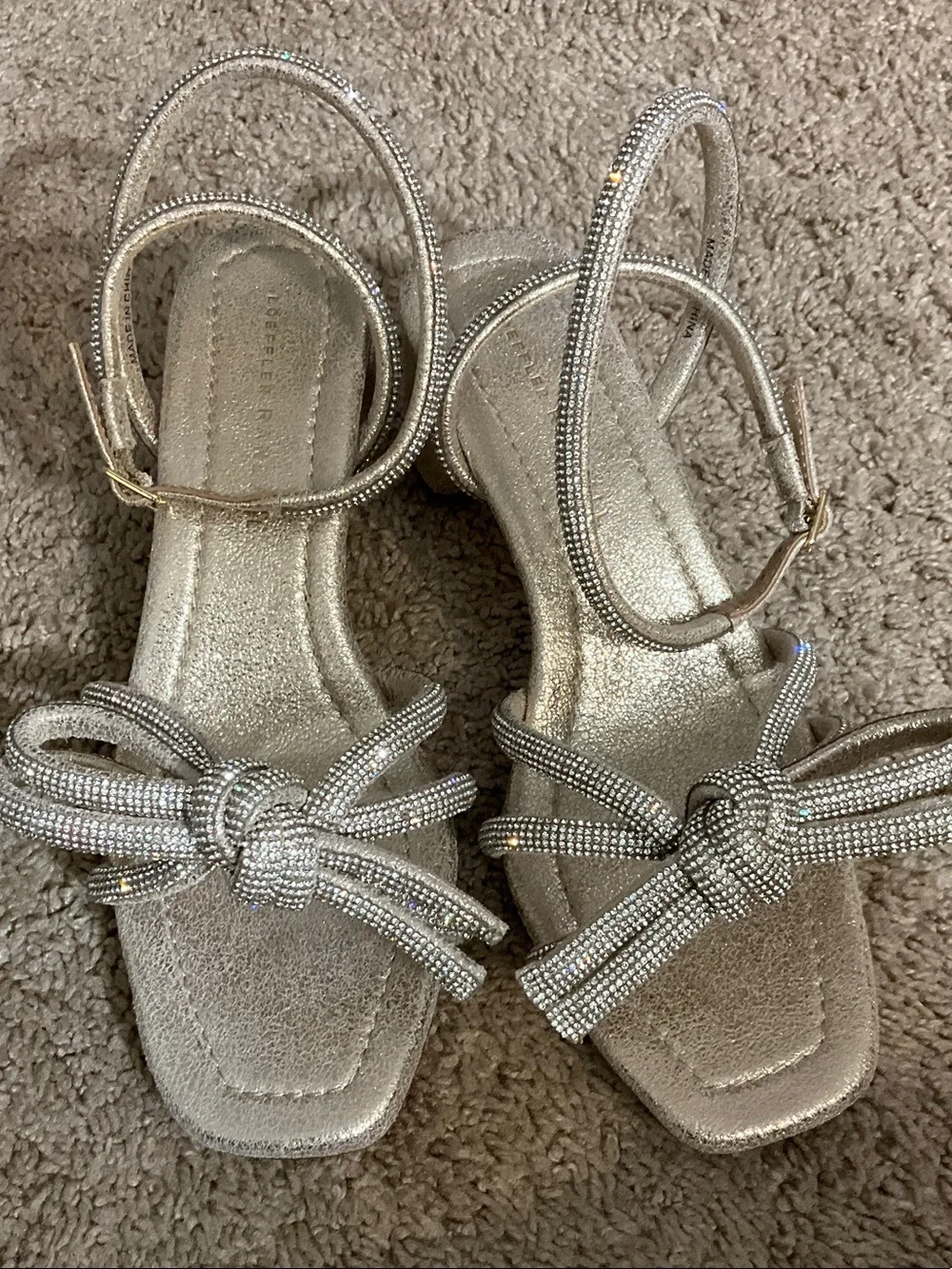 Loeffler Randall Champagne Knot Block-Heel Sandals